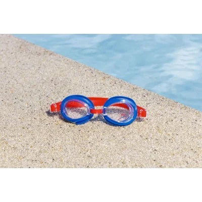 bestway value goggles spiderman (one pair of goggles, 1 assorted colors) age 3+